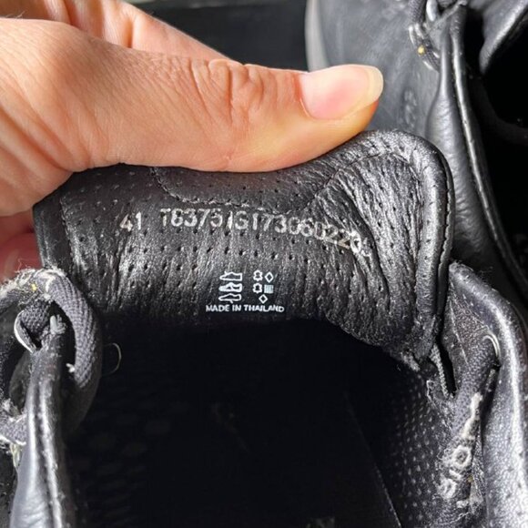 ECCO BIOM Men's Black Leather Sneakers EU 41 Comfort Walking Shoes Casual  Premi - Picture 7 of 7